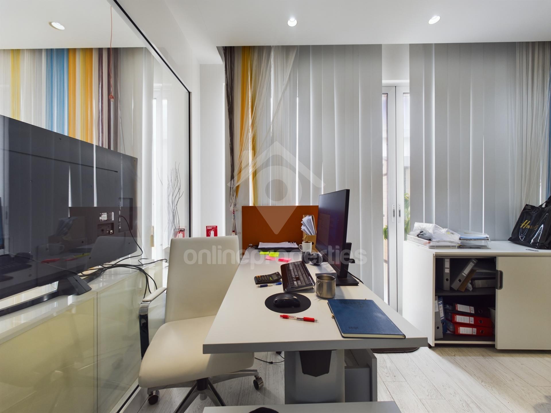 A Spacious Office and a Veranda to Match!