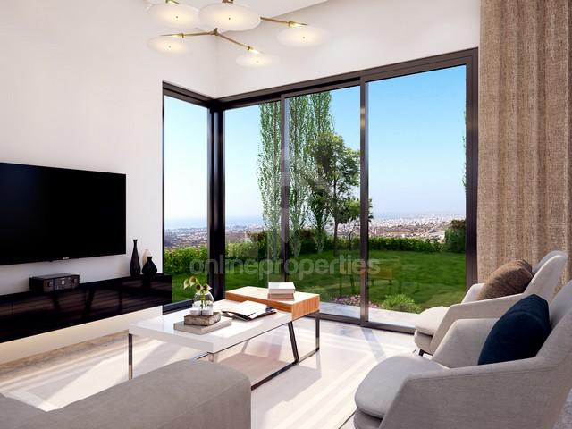 Amazing villas overlooking town