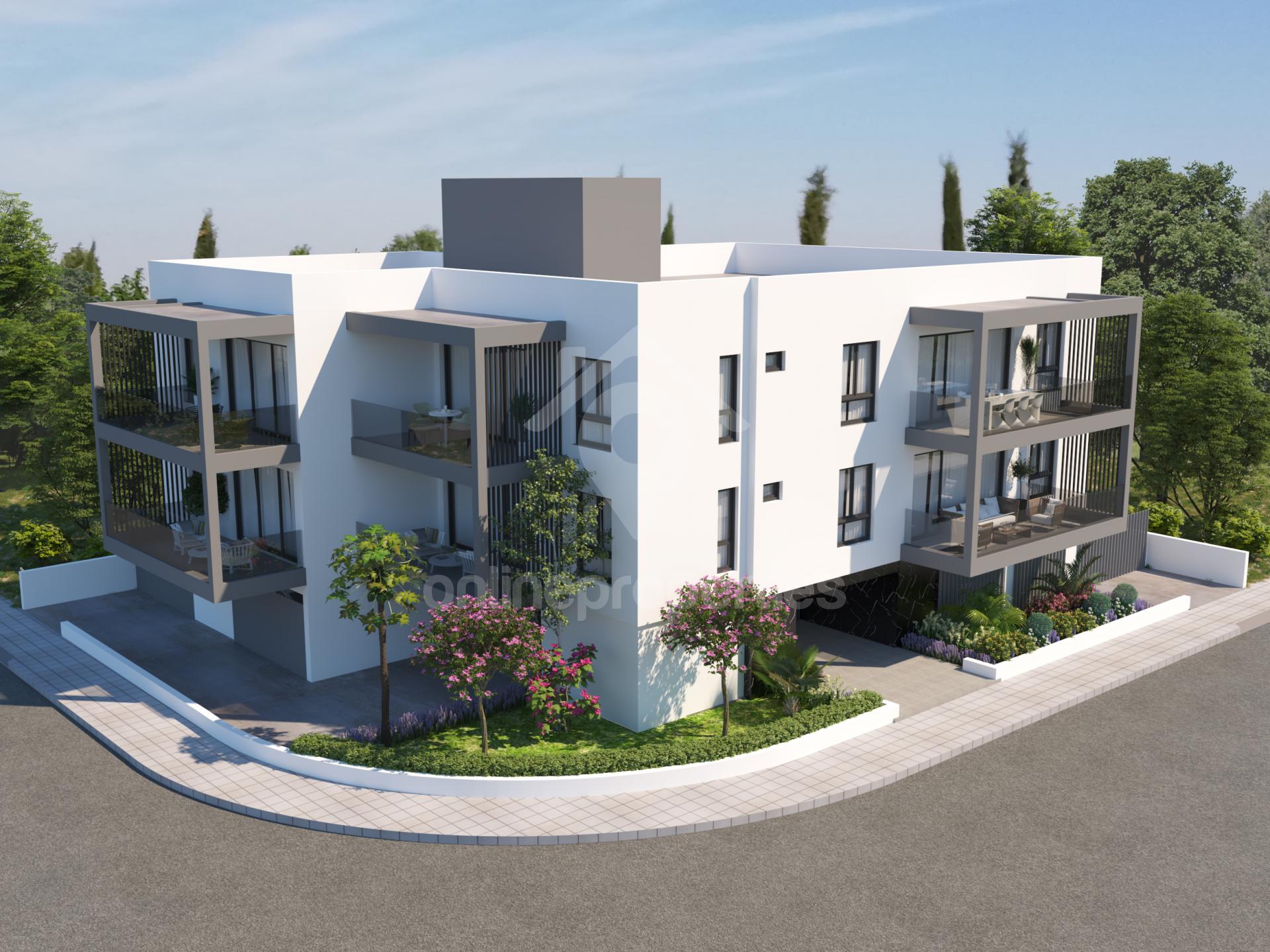 Modern two floors building with apartments close to UNIC